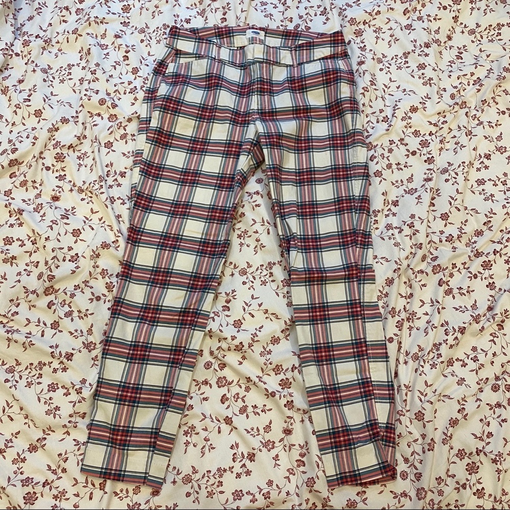 Old Navy plaid dress pants